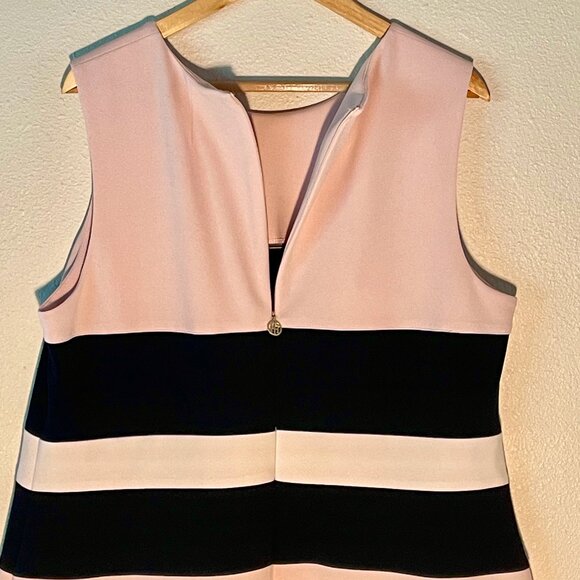 Tommy Hilfiger Colorblock Sleeveless Sheath‎ Tank Dress Size 18W - Picture 6 of 9
